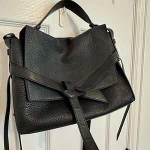 Allsaints Black Leather Women's Bag